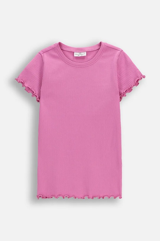 Παιδικό μπλουζάκι Coccodrillo με ελαστάν ροζ WC6143226VGA
