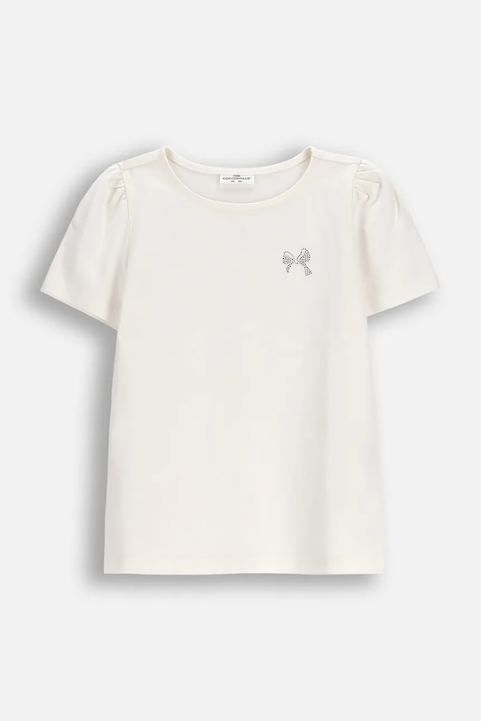 Dětské tričko Coccodrillo nášivka tyrkysová WC6143202EJG