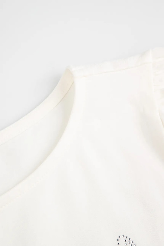 DÍVKA Dětské tričko Coccodrillo WC6143202EJG tyrkysová