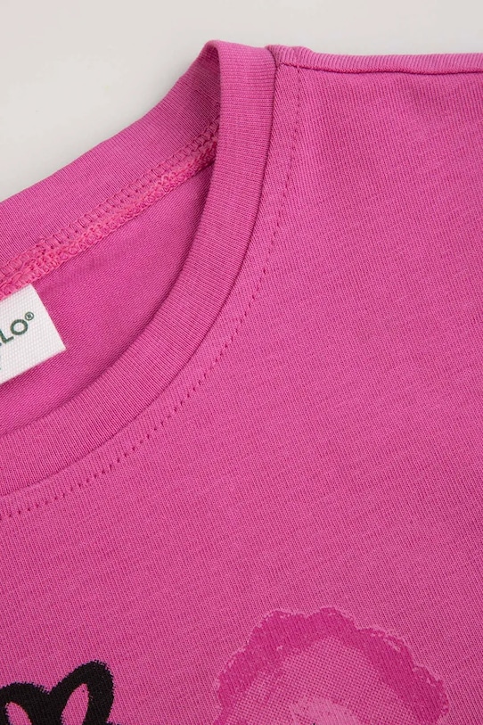 DÍVKA Dětské tričko Coccodrillo WC6143204RGK růžová
