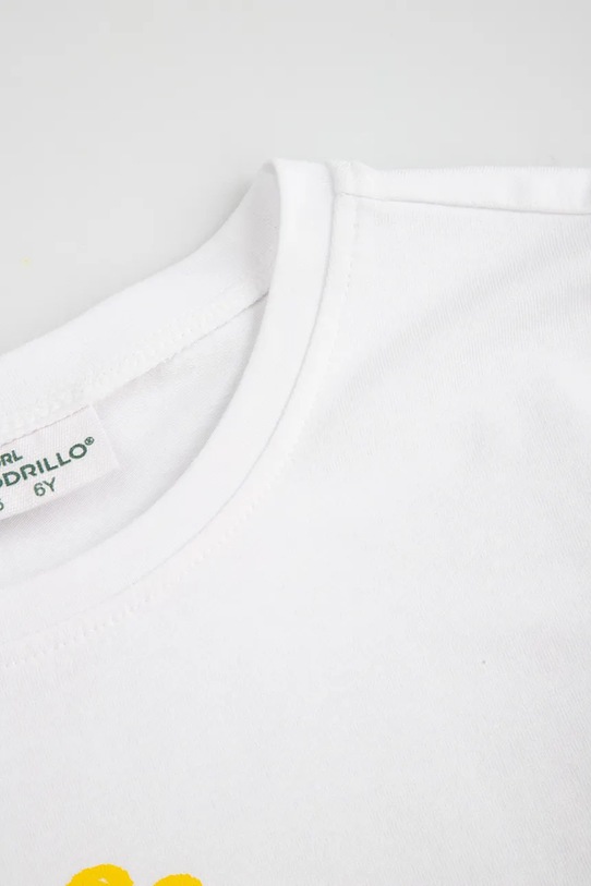 Fete Coccodrillo tricou copii WC6143205RGK alb