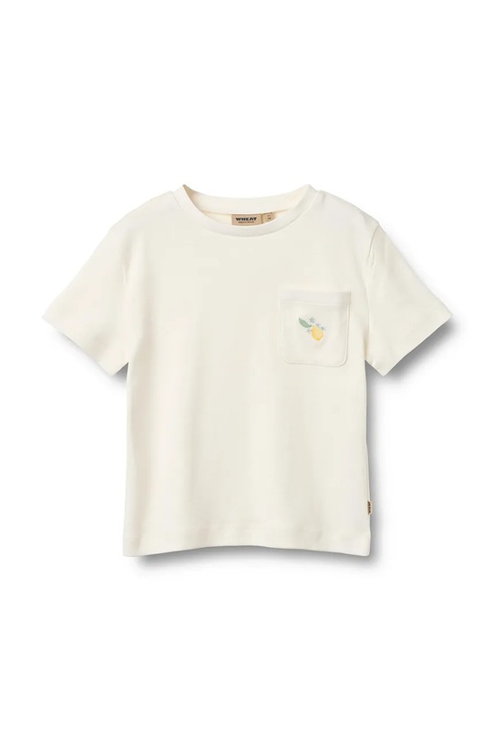 Wheat t-shirt dziecięcy bawełniany biały 0114.010.GOTS