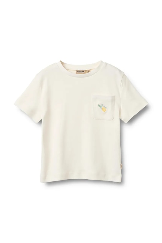 Wheat t-shirt dziecięcy bawełniany biały 0114.010.GOTS