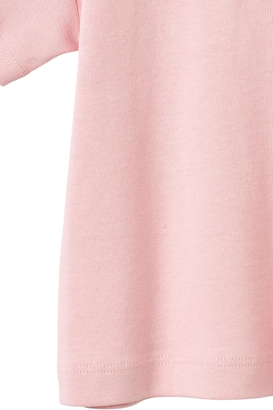 Dziewczynka Wheat t-shirt bawełniany niemowlęcy 4110.010.GOTS różowy