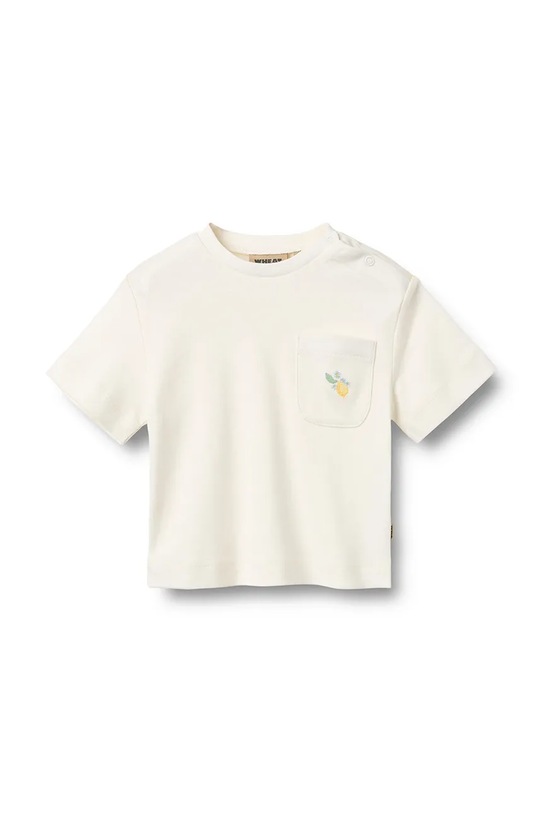 Wheat t-shirt niemowlęcy bawełniany biały 4114.010.GOTS