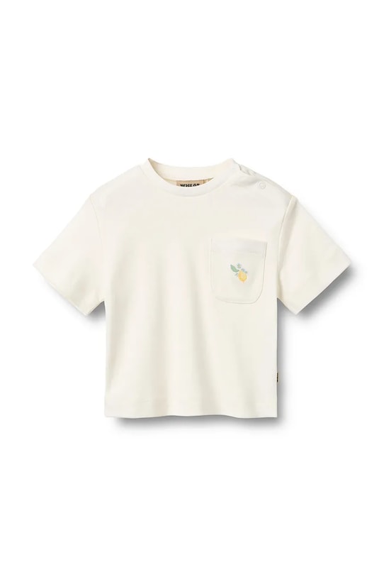 Wheat t-shirt niemowlęcy bawełniany biały 4114.010.GOTS