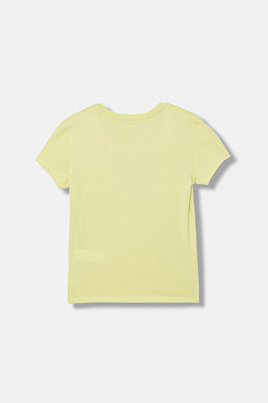 United Colors of Benetton t-shirt dziecięcy bawełniany 3I1XC10S6.G.Stagionale zielony SS26