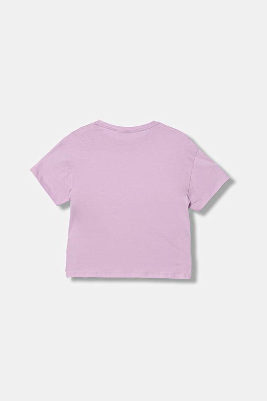 United Colors of Benetton detské bavlnené tričko 3I1XC10SF.G.Stagionale fialová SS26