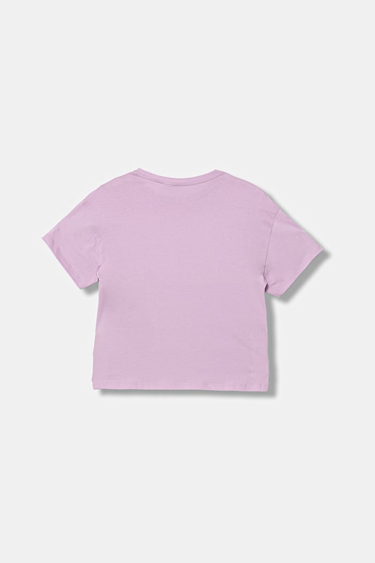 United Colors of Benetton detské bavlnené tričko 3I1XC10SF.G.Stagionale fialová SS26