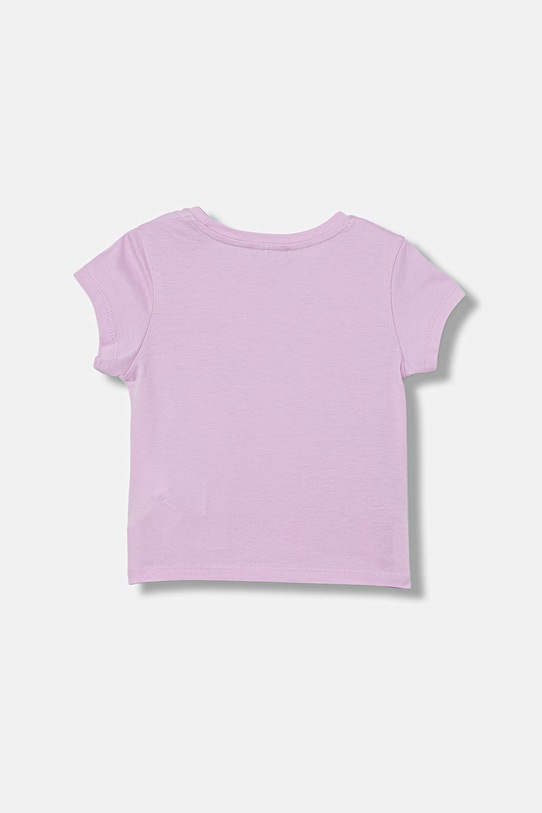 United Colors of Benetton t-shirt dziecięcy bawełniany 3I1XG10LU.P.Stagionale fioletowy SS26