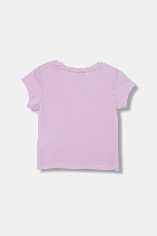 United Colors of Benetton t-shirt dziecięcy bawełniany 3I1XG10LU.P.Stagionale fioletowy SS26