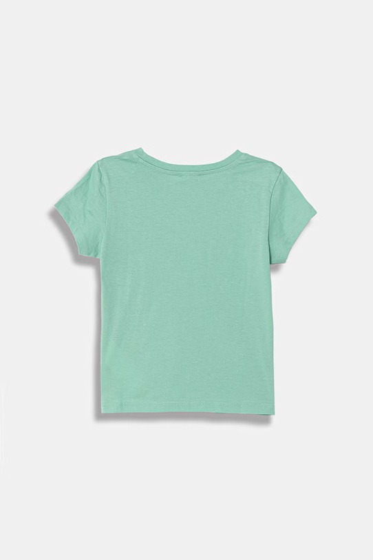 United Colors of Benetton t-shirt dziecięcy bawełniany 3I1XG10LU.P.Stagionale turkusowy SS26