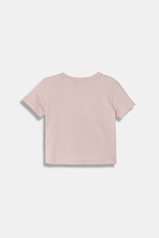 United Colors of Benetton t-shirt dziecięcy bawełniany 3I1XG10M7.P.Stagionale różowy SS26