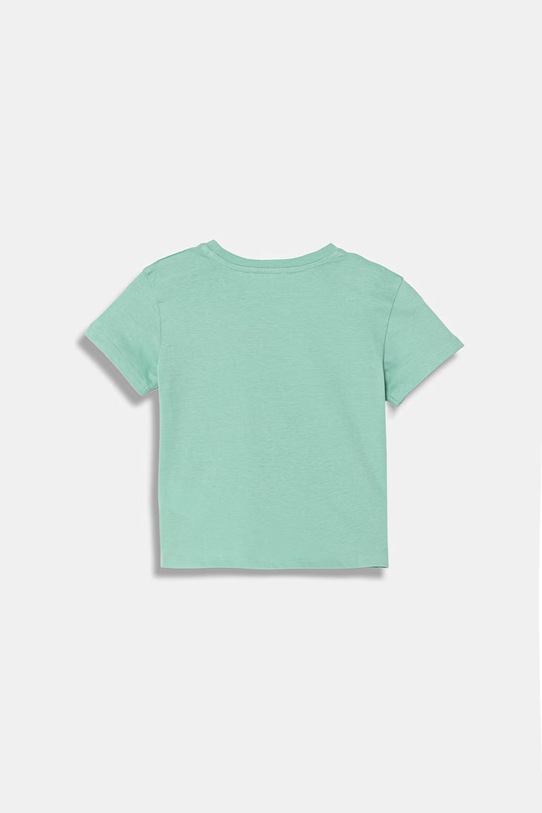 United Colors of Benetton t-shirt dziecięcy bawełniany 3I1XG10M7.P.Stagionale turkusowy SS26