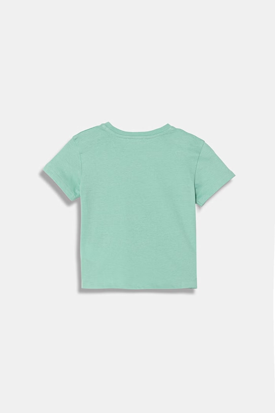 United Colors of Benetton t-shirt dziecięcy bawełniany 3I1XG10M7.P.Stagionale turkusowy SS26
