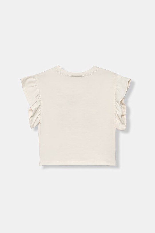 United Colors of Benetton t-shirt dziecięcy bawełniany 3I1XG10MW.P.Stagionale beżowy SS26