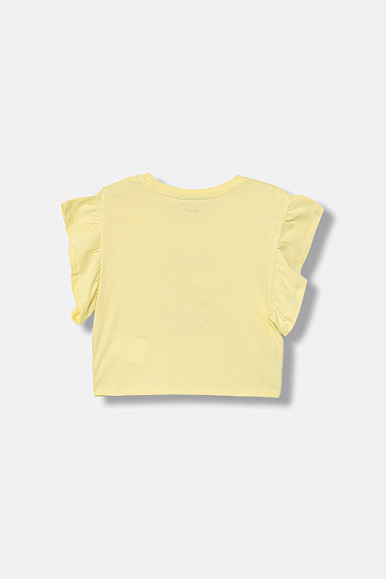 United Colors of Benetton t-shirt dziecięcy bawełniany 3I1XG10MW.P.Stagionale żółty SS26