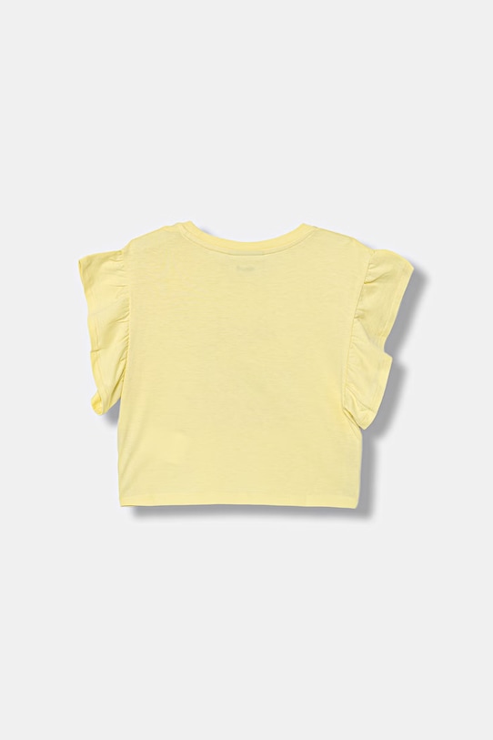 United Colors of Benetton t-shirt dziecięcy bawełniany 3I1XG10MW.P.Stagionale żółty SS26