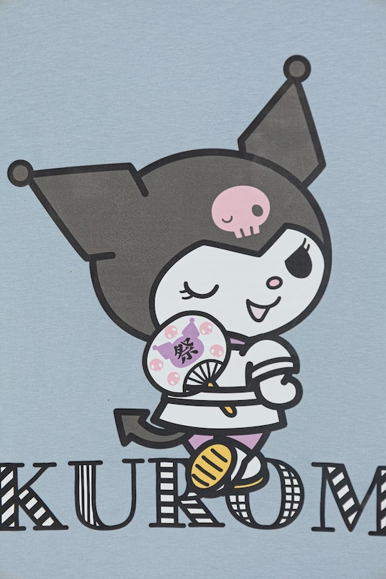 Dziewczynka United Colors of Benetton t-shirt dziecięcy bawełniany z elastanem 3P4ZC10SQ.G.Stagionale niebieski