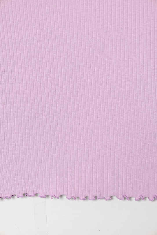 Dziewczynka United Colors of Benetton t-shirt basic dziecięcy bawełniany z elastanem 3F1EC10N4.G.Stagionale fioletowy