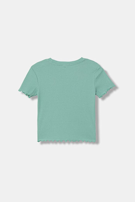 United Colors of Benetton t-shirt basic dziecięcy bawełniany z elastanem 3F1EC10N4.G.Stagionale turkusowy SS26