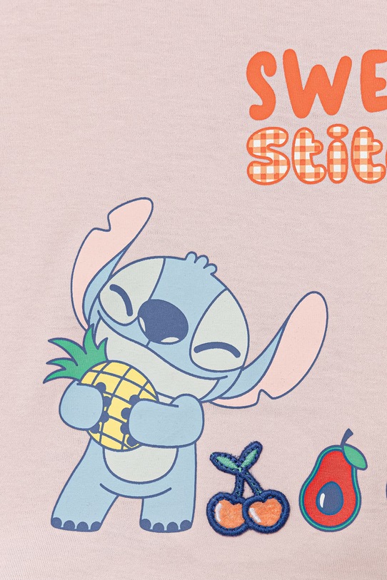 Deklice United Colors of Benetton kratka majica otroška bombažna 3I1XG10MO.P.Stagionale roza