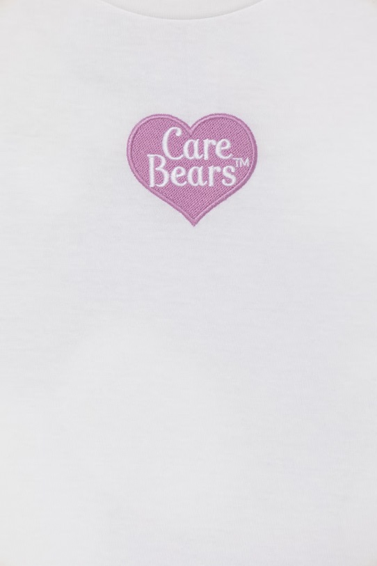 Dievča United Colors of Benetton tričko detské bavlnené 3I1XC10SM.G.Stagionale biela