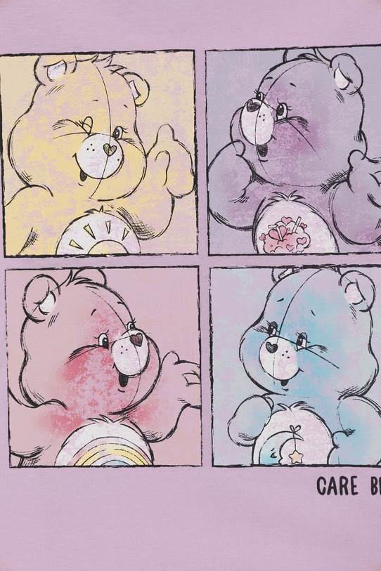 Dievča United Colors of Benetton tričko detské bavlnené 3I1XC10SM.G.Stagionale fialová