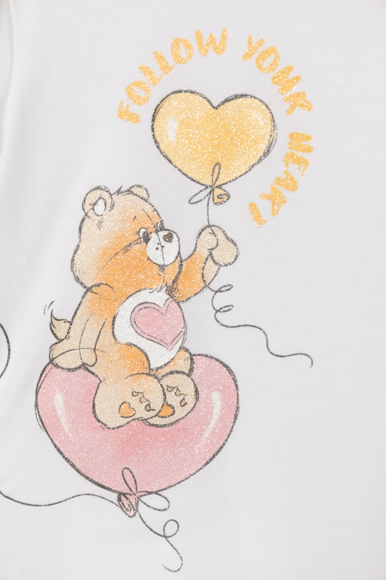 Dievča United Colors of Benetton tričko detské bavlnené 3I1XG10MC.P.Stagionale biela