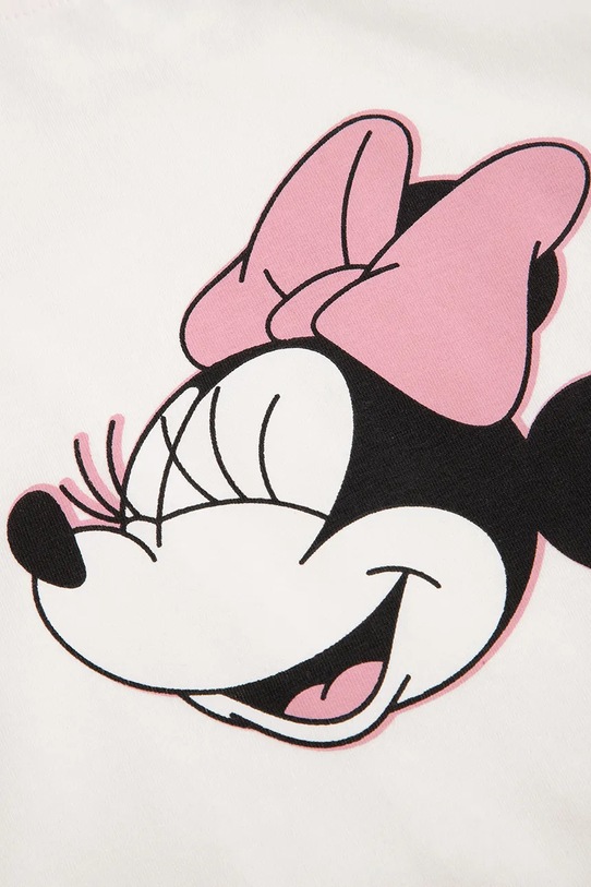 Coccodrillo t-shirt dziecięcy bawełniany z elastanem beżowy WC6143217LGD