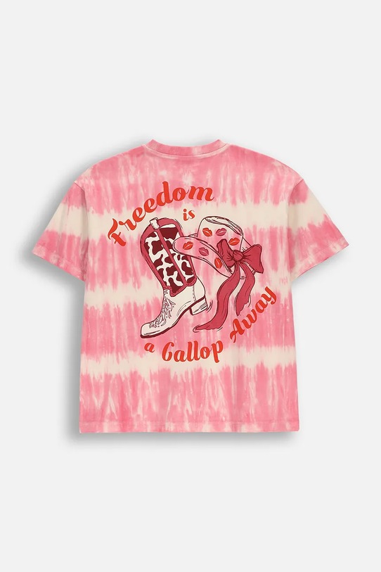 Coccodrillo t-shirt dziecięcy bawełniany WC6143203GGJ multicolor SS26