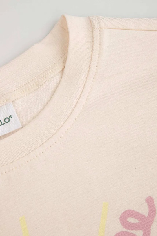 BIMBA Coccodrillo t-shirt per bambini in cotone con elastan WC6143205HGK beige