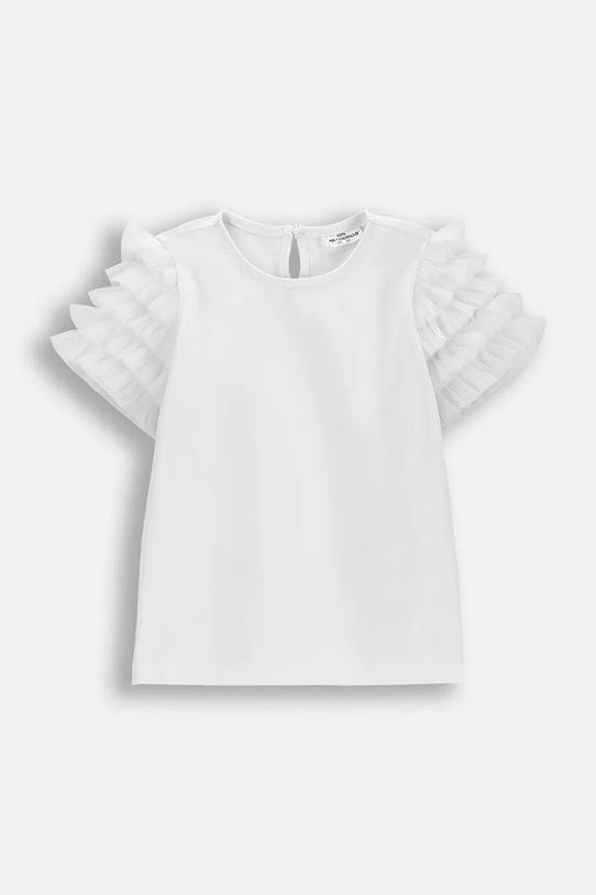 Coccodrillo tričko dámske bavlnené biela WC6143206EJG