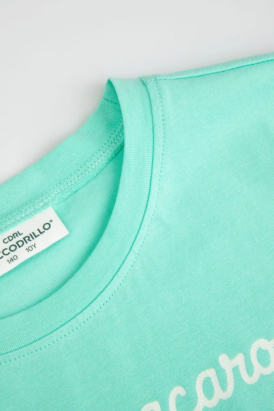 BIMBA Coccodrillo t-shirt per bambini in cotone WC6143213LGD turchese
