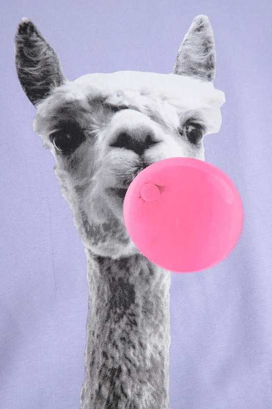 Coccodrillo majica za djecu od pamuka ljubičasta WC6143217VGB