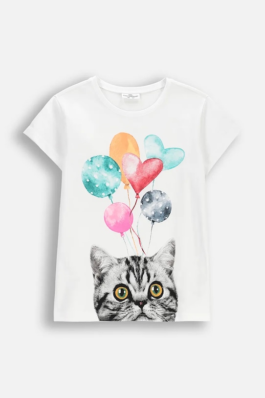 Coccodrillo t-shirt παιδικό με βαμβάκι λευκό WC6143218VGB