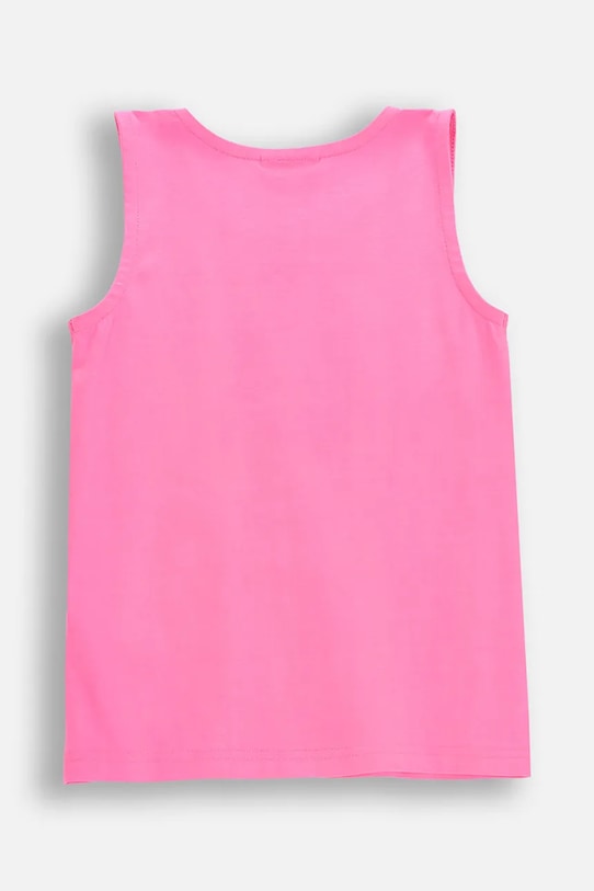 Coccodrillo top za djecu od pamuka WC6143304VGB roza SS26