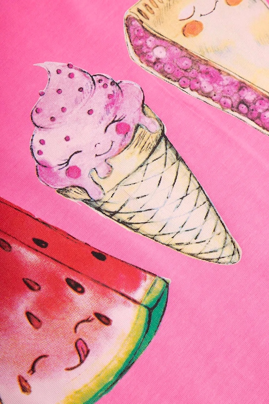 Coccodrillo top za djecu od pamuka roza WC6143304VGB