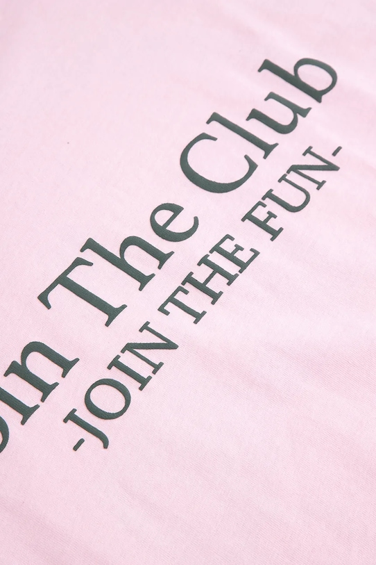 Coccodrillo t-shirt παιδικό βαμβακερό ροζ WC6143202JGJ