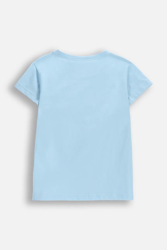 Coccodrillo kratka majica otroška bombažna WC6143201QGK modra SS26
