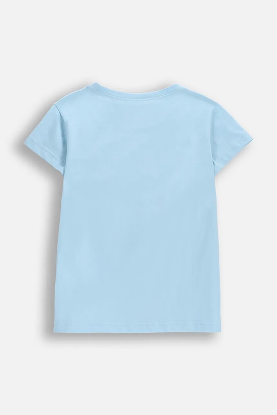 Coccodrillo kratka majica otroška bombažna WC6143201QGK modra SS26