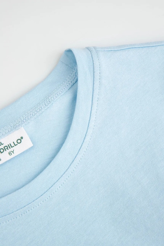 Deklice Coccodrillo kratka majica otroška bombažna WC6143201QGK modra
