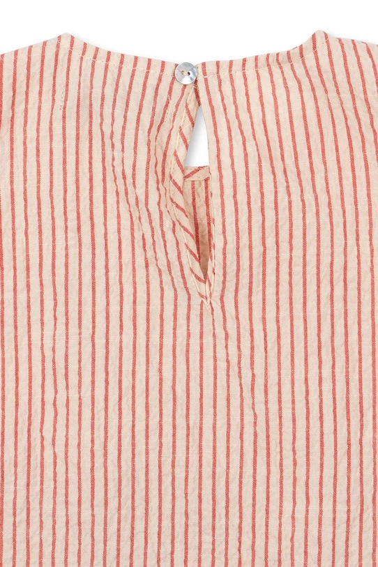 Fete Konges Sløjd bluză cu volane pentru copii, din bumbac ELLIE FRILL TOP GOTS KS105347.PPY2 roz