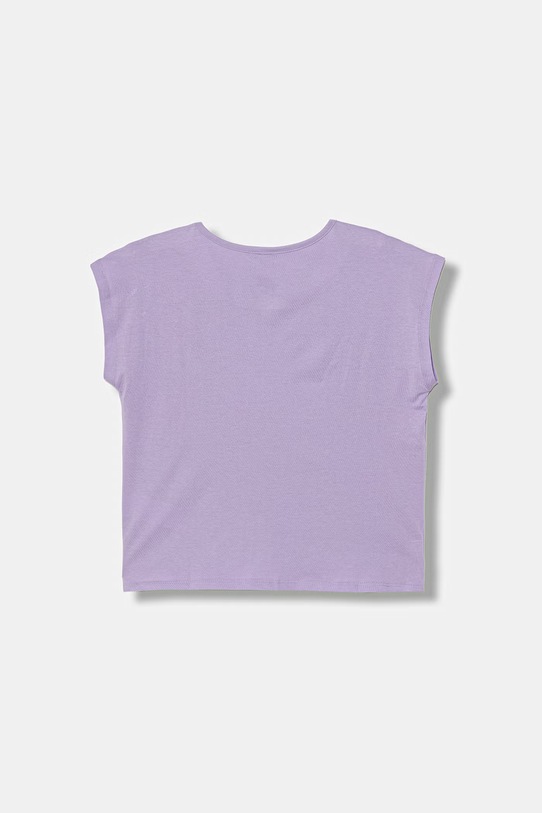 United Colors of Benetton tricou pentru copii din bumbac 3I1XC10U0.G.seasonal violet SS26