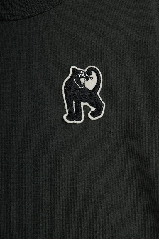 Mini Rodini t-shirt bawełniany dziecięcy Panther czarny 11000340