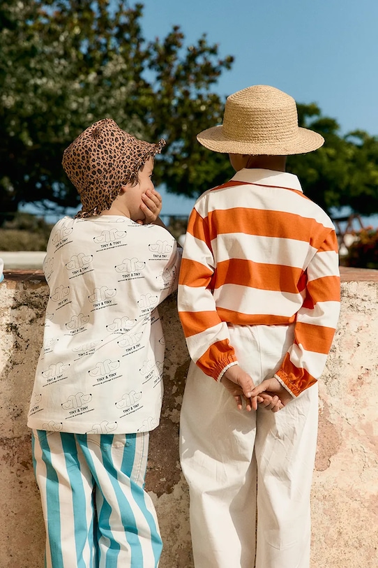 Tinycottons t-shirt bawełniany dziecięcy TINY & TINY KNITTED TEE SS26.008