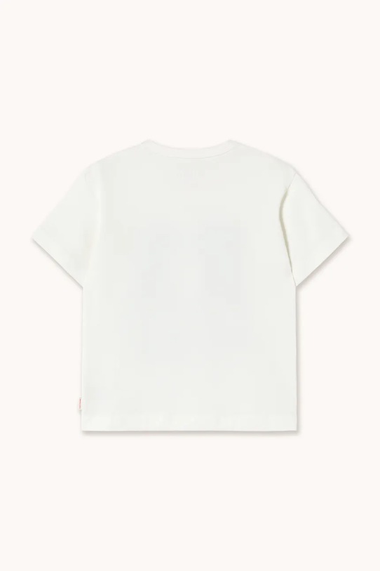 Chłopiec Tinycottons t-shirt bawełniany dziecięcy FROG & FROG GRAPHIC TEE SS26.043 biały