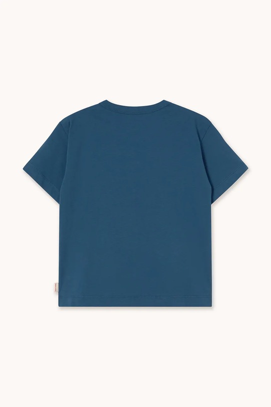 Chłopiec Tinycottons t-shirt bawełniany dziecięcy SWAN GRAPHIC TEE SS26.058 granatowy