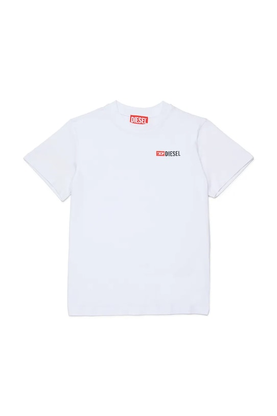 Diesel t-shirt dziecięcy UTRIM UW T-SHIRT nadruk biały J02691.KYATR