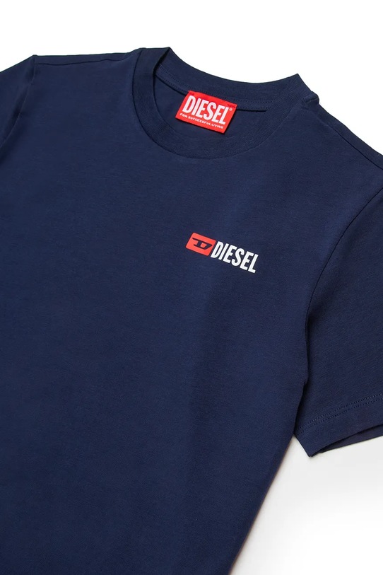 Chłopiec Diesel t-shirt dziecięcy UTRIM UW T-SHIRT J02691.KYATR granatowy